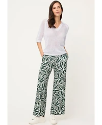 Olsen Women's Ajour Knit Polo Sweater