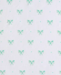 Laura Ashley Lovely Bows Microfiber -Pc. Sheet Set