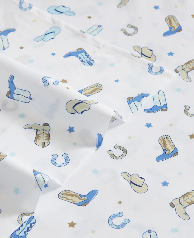 Wrangler Rodeo Star Microfiber -Pc. Sheet Set