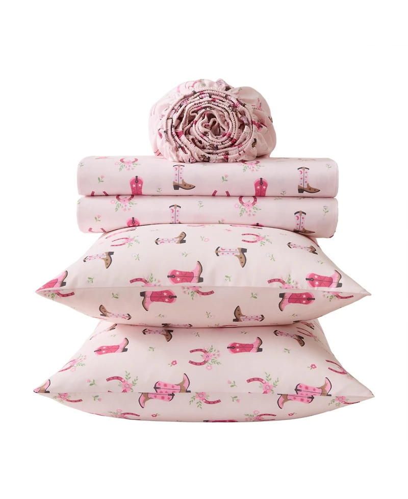 Wrangler Cowgirl Dreams Microfiber 3-Pc. Sheet Set, Twin