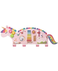Slickblue 11 in 1 Toddler Busy Board Dinosaur Wall Activity Learning Toy