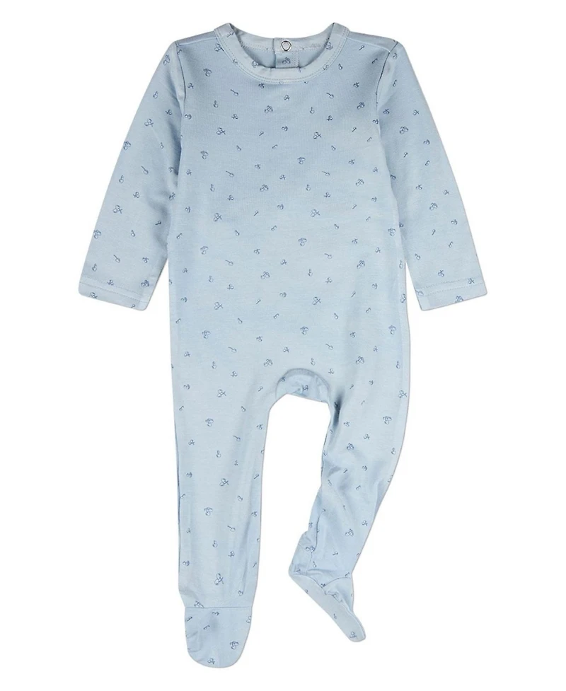 MeMoi Baby Girls Delightful Cherries Footie