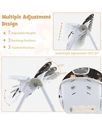 Sugift 3 in 1 Convertible Baby High Chair for Toddlers