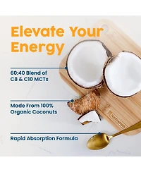 NativePath Mct Oil, 30 Servings - Premium C8 and C10 from Coconuts - for Keto Coffee, Energy and Focus - Flavorless, Non-gmo, (15.2 fl oz)