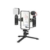 SmallRig 3384D All-in-One Video Kit for Smartphone Creators with Audio and Lighting System