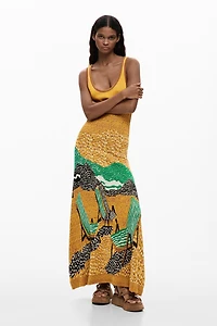 Desigual Women's Jacquard Strap Dress