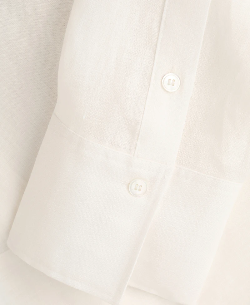 Selection Mango Women's Tie Linen Blouse