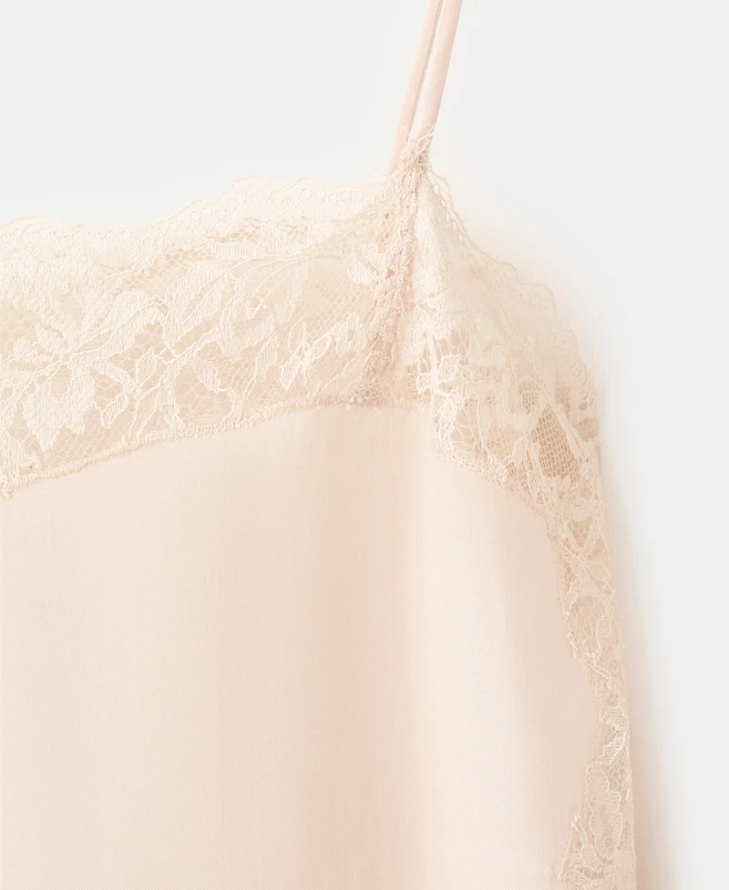 Selection Mango Women's Lace Lyocell Top