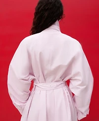 Selection Mango Women's Long Belted Trench Coat