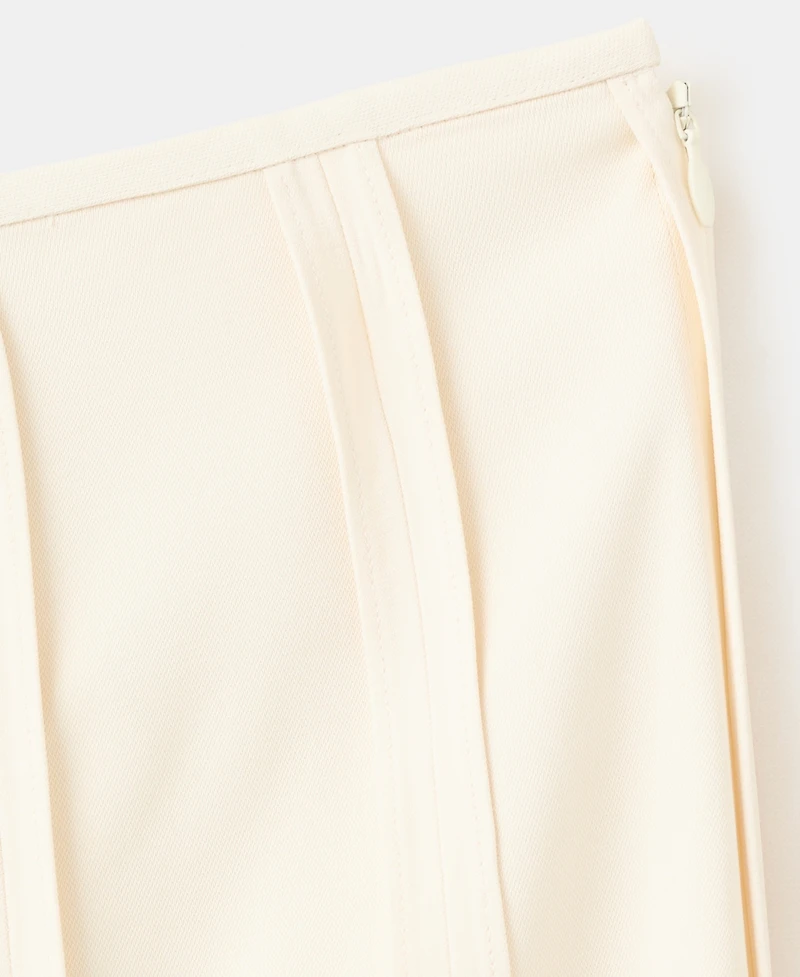 Selection Mango Women's Fringed Hem Midi Skirt