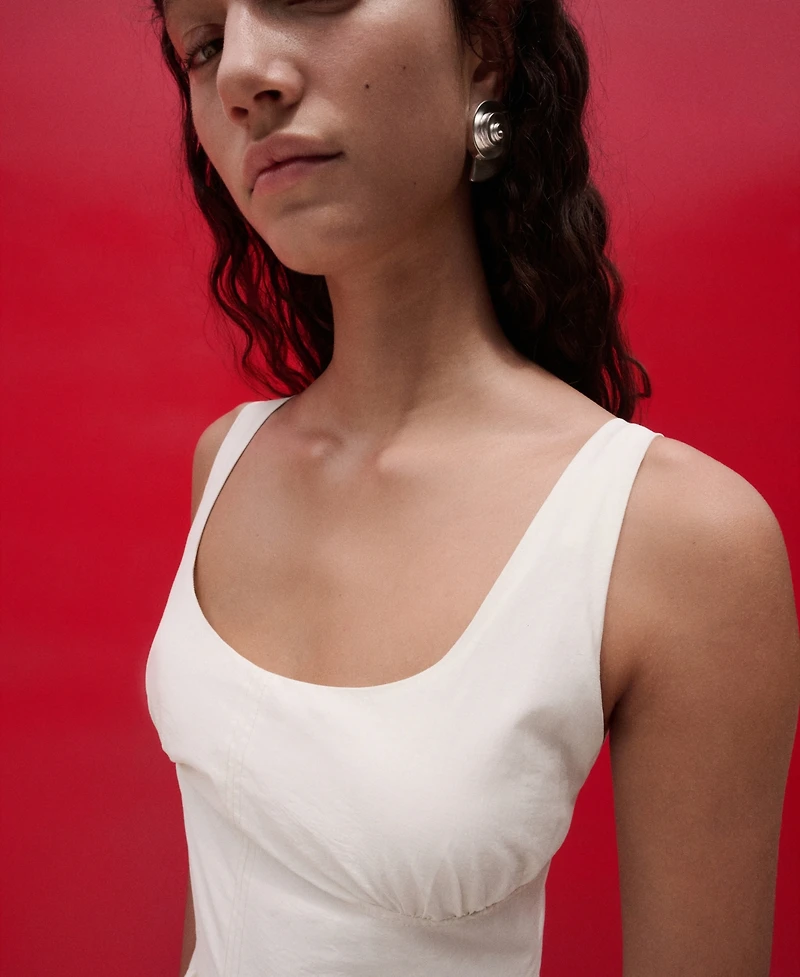 Selection Mango Women's Flared Midi-Dress