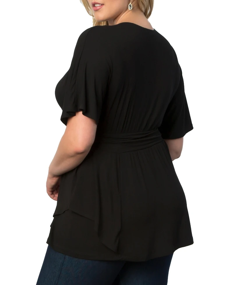 Kiyonna Plus Promenade Jersey Top