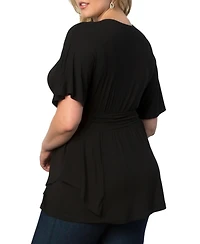 Kiyonna Plus Promenade Jersey Top