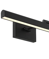 Possini Euro Design Henry 24" High Modern Picture Wall Lamp Light Fixture Mount Living Room Indoor Hallway Led Hardwired Black