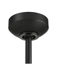 Casa Vieja 56" Sol Matte Black Wet Rated Ceiling Fan with Remote