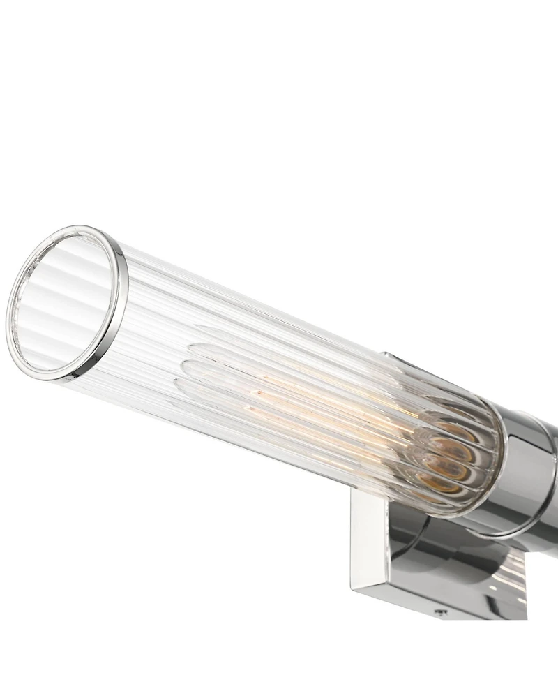 Possini Euro Design Possini Euro Adelina 24 1/4" Wide Polished Nickel 2-Light Bath Light