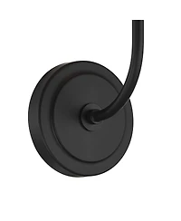 Possini Euro Design Possini Euro Nina 14" High Matte Black Wall Sconce Set of 2