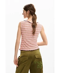 Desigual Women's Layered Trimmed T-Shirt