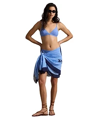 Polo by Ralph Lauren Women's Big Pony Long Scarf Swimsuit Cover Up