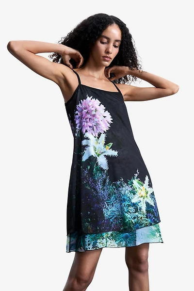 Desigual Women's Reversible Flower Dress