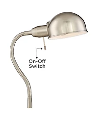 360 Lighting Ridley Modern Adjustable Gooseneck Standing Floor Lamps, Set of 2, 61" Tall