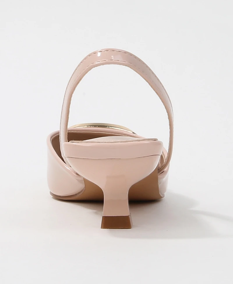 Berness Geometric Women's Ornament Slingback Heels