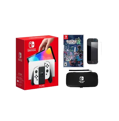 Nintendo Switch Oled Bundle With Accessories and Pokemon Z-a Game
