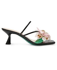 Betsey Johnson Women's Wells Floral Slide Dress Sandals