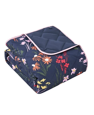 Hunter Designer Outdoor Blanket with Easy Carry Handles Tote Bag, 60" x 72"