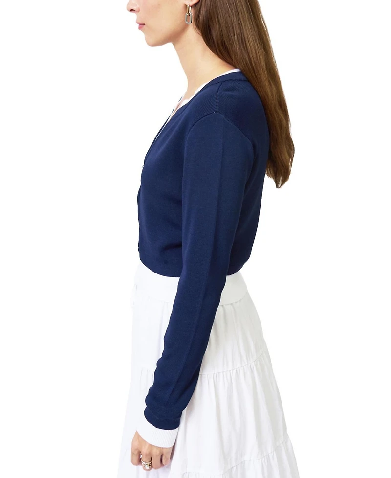 Central Park West Women's Brooklyn Double Layer Cardigan