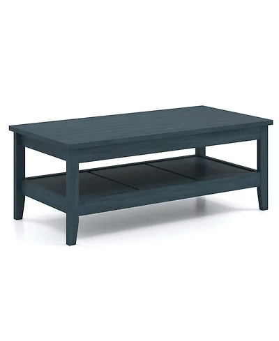 Slickblue Farmhouse Coffee Table Thick Tabletop