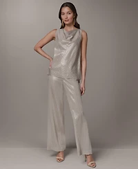 Donna Karan New York Women's Sleeveless Cowl Neck Top