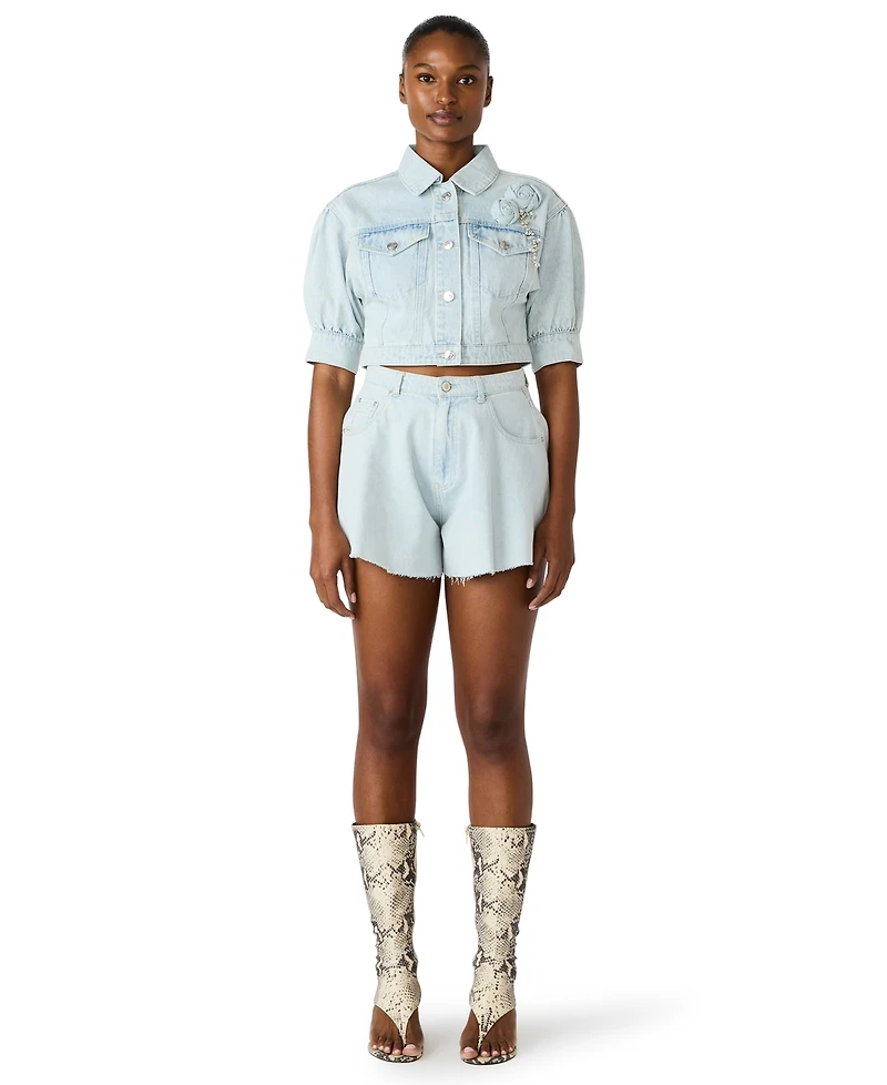 Steve Madden Women's Serafina Collared Jacket