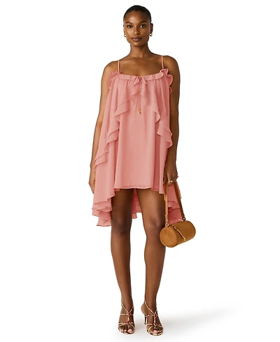 Steve Madden Women's Square Neck High-Low Dress