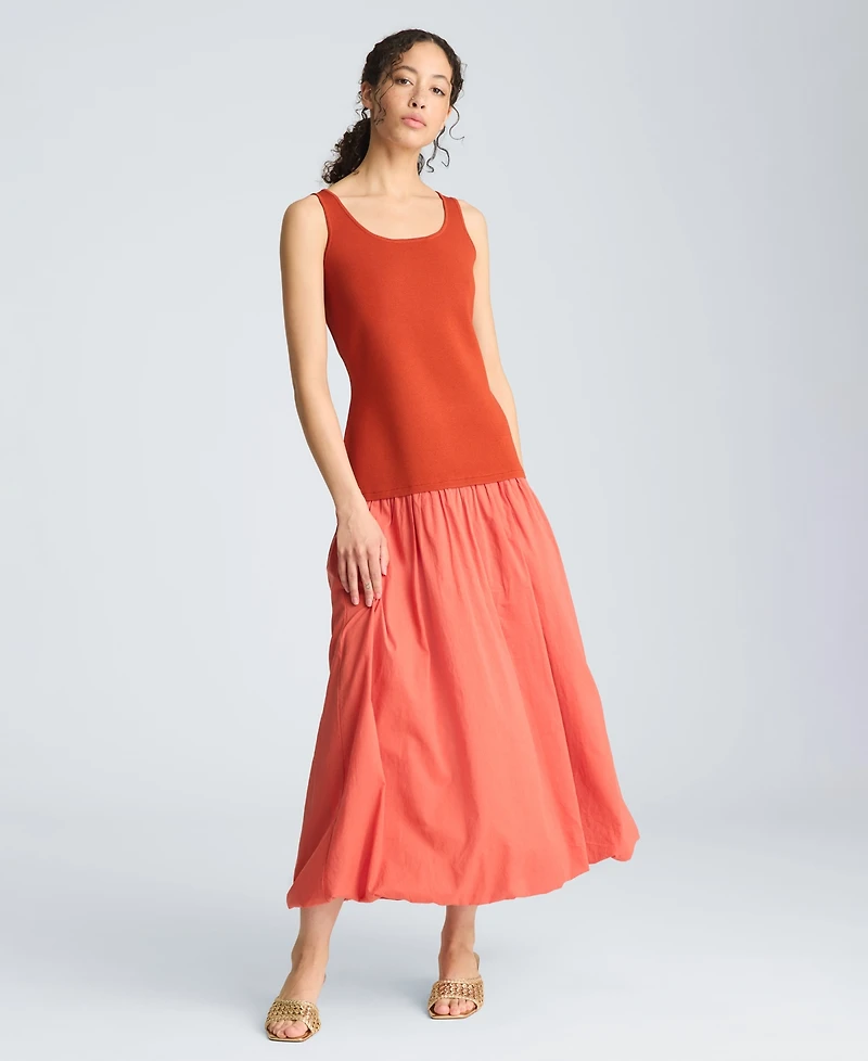 Kenneth Cole Women's Sleeveless Tank Midi Dress