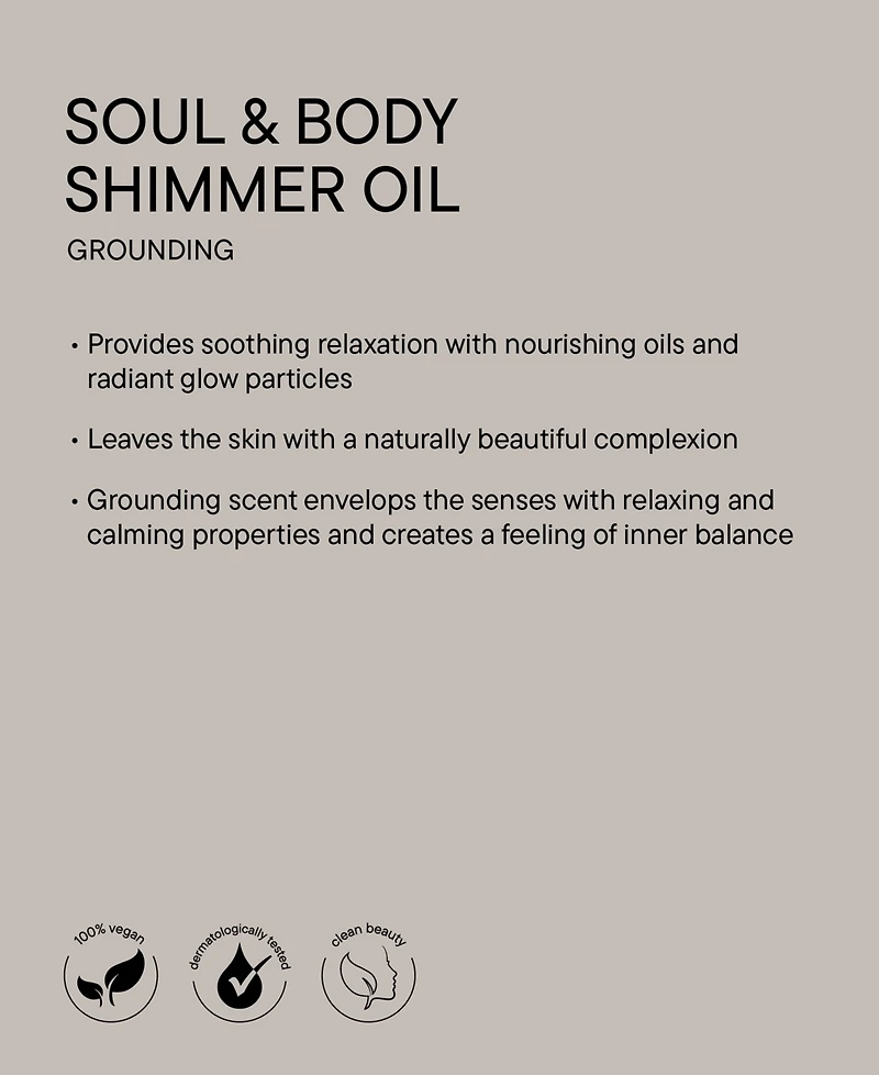 Babor Soul and Body Grounding Shimmer Oil, 3.38 oz.