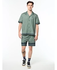 Sergio Tacchini Men's Quadretto Cabana Shirt