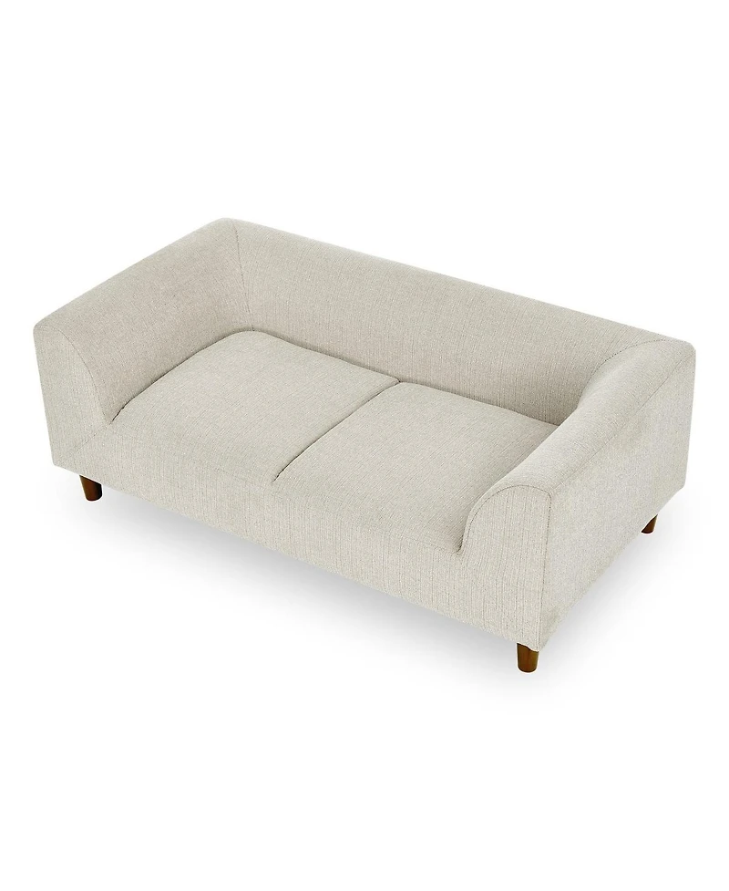 6thdruple Modern Pet Sofa Bed with Armrests and Backrest for Medium Small Breeds