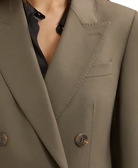 Reiss Women's Wool-Blend Double-Breasted Suit Blazer