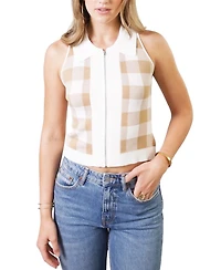 Central Park West Women's Laurel Zip Up Polo