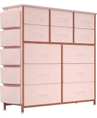 gaomon Dresser for Bedroom with 12 Drawer, Dressers and Chests of Drawers for Hallway, Storage Organizer Unit with Fabric, Sturdy Metal Frame.