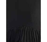 Alex & Sophia Juniors' Square Neck Tiered Ruffle Hem Ball Gown