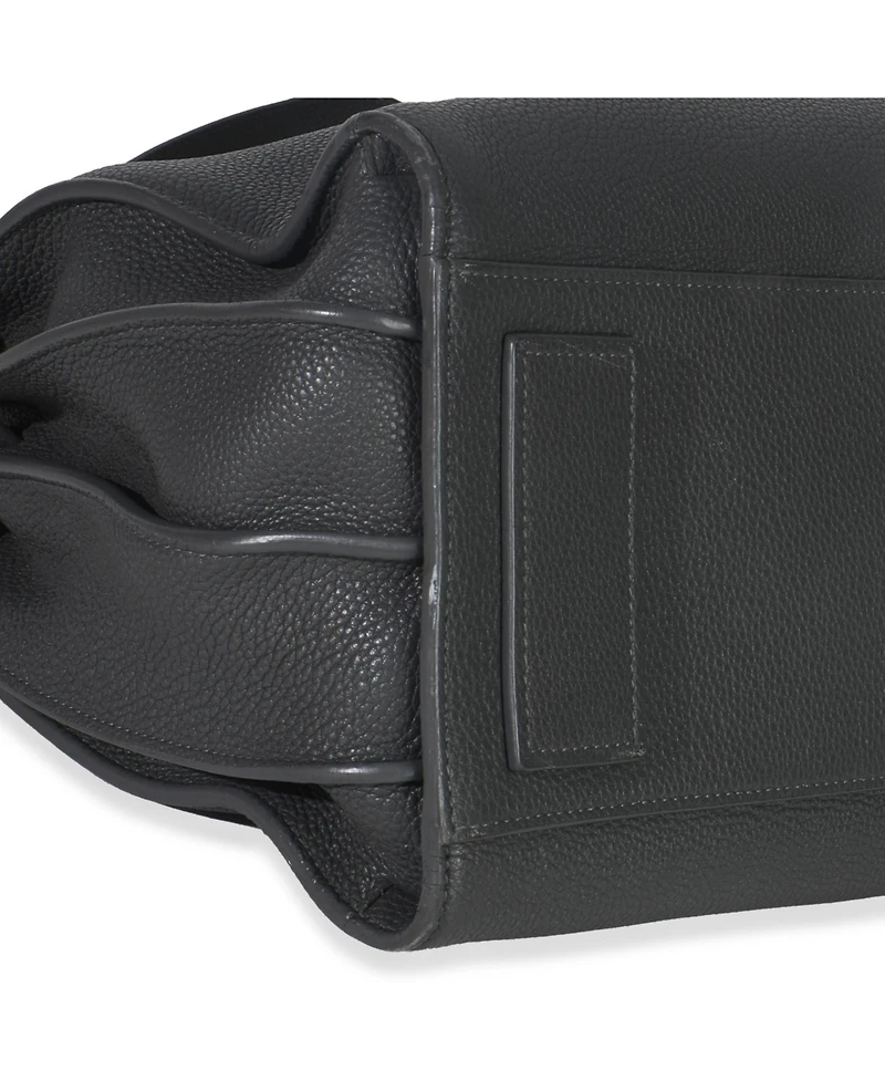 Pre-Owned Saint Laurent Grey Grained Calfskin Small Souple Sac De Jour