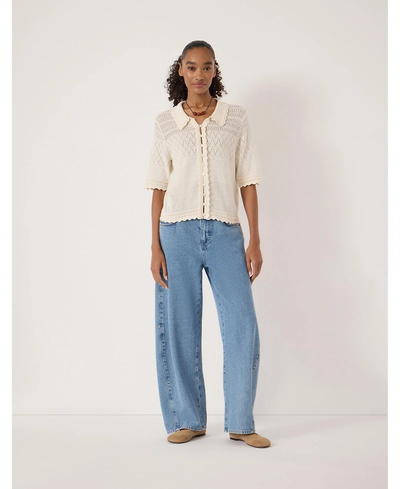 Hush Women's Pointelle Cotton Cardigan