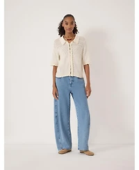 Hush Women's Pointelle Cotton Cardigan