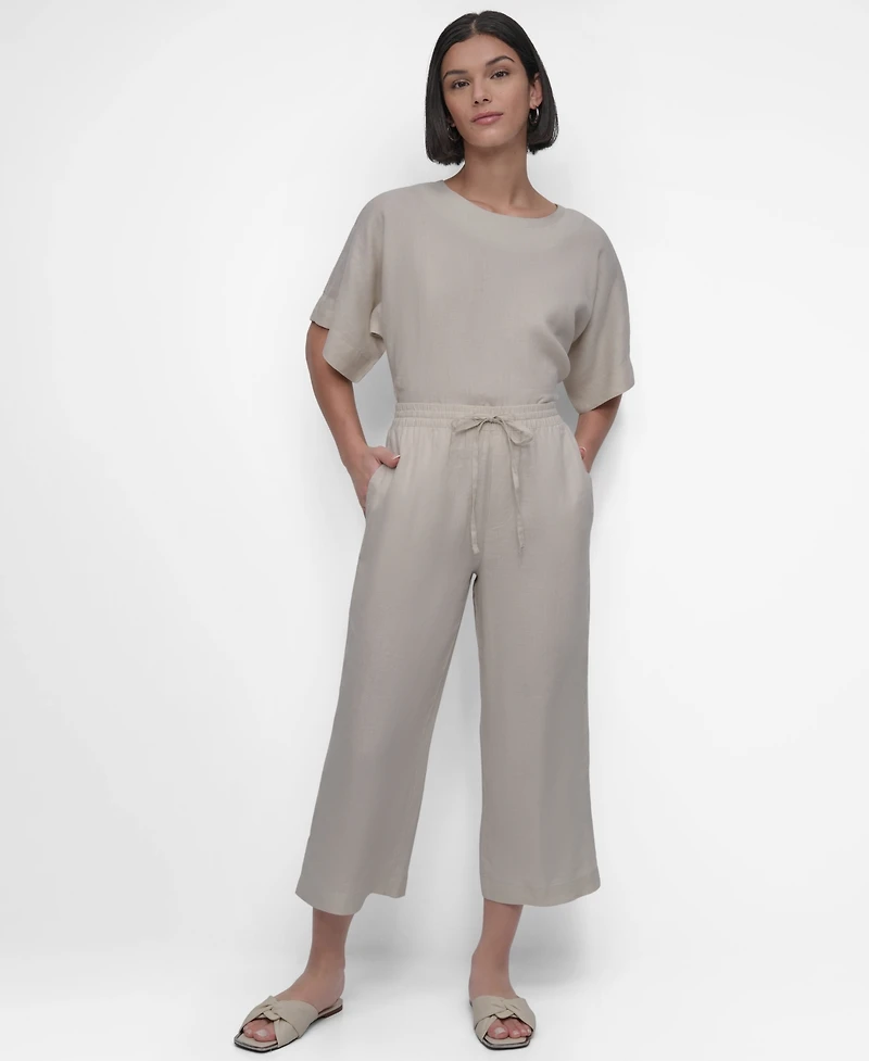 Dkny Women's Pull-On Wide-Leg Pants