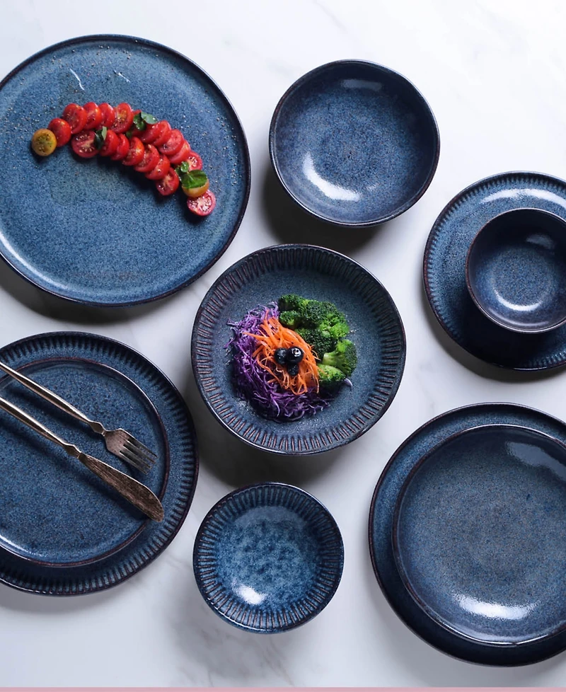 Porto Brasil Stoneware Linhas Dinner Plates