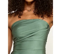 Katia Rae Juniors' Strapless Mermaid Midi Dress