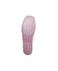 Bebe Women s Jelly Sandals - Cute Flat Sandals, Shoes for with Dangling Charms