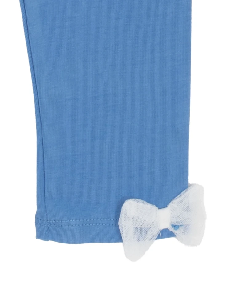 Rare Editions Baby Girls' Flutter Sleeve Top and Leggings, 2-Piece Set